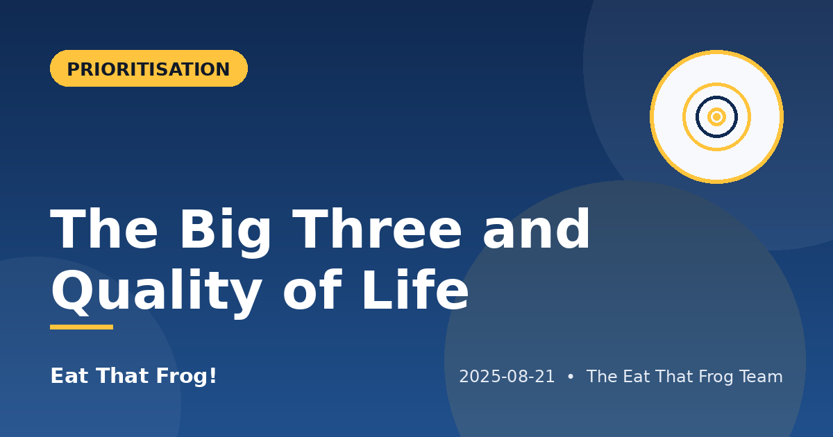 The Big Three and Quality of Life
