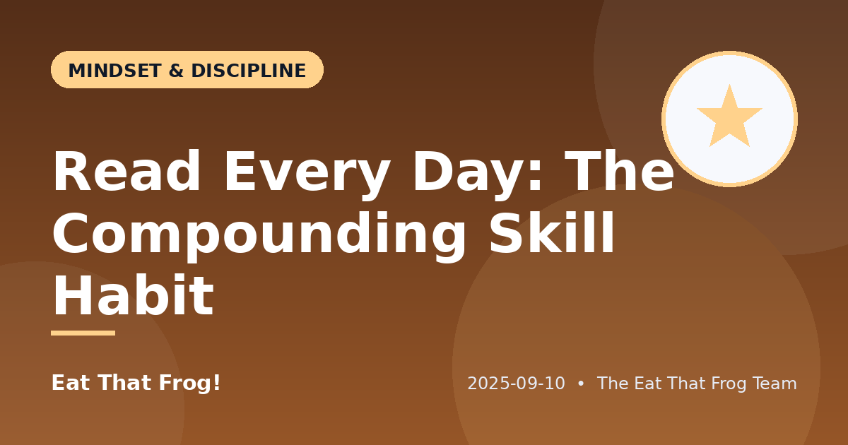 Read Every Day: The Compounding Skill Habit