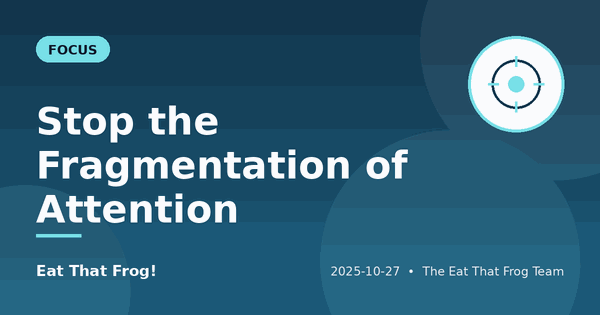Stop the Fragmentation of Attention
