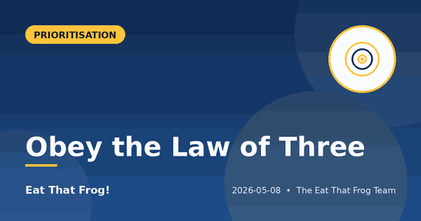 Obey the Law of Three